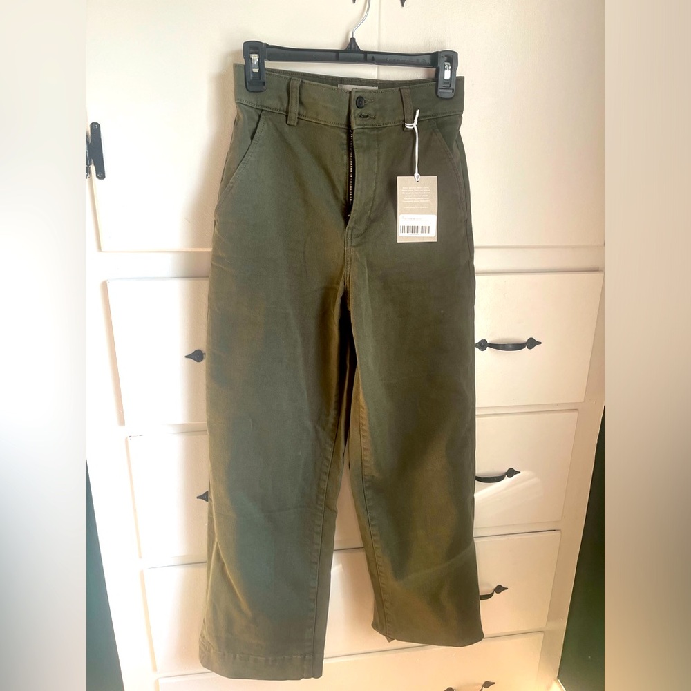 Everlane The Organic Wide Leg Pant Size 2